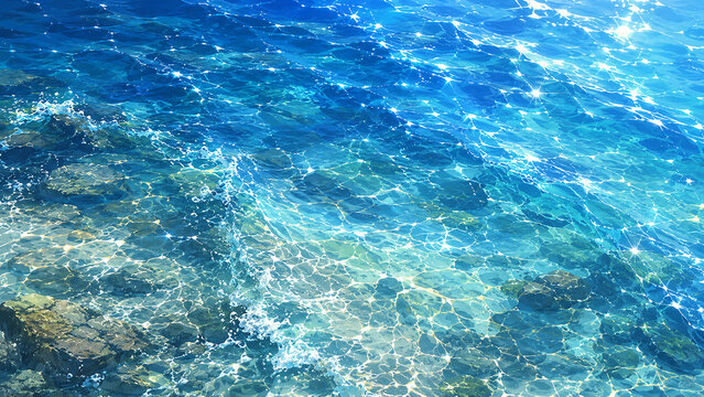 anime water texture