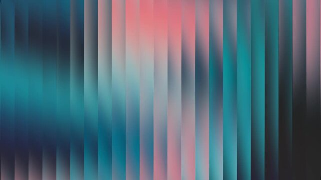 Abstract vertical blue and pink lines move in fluid motion, creating an energetic and vibrant backdrop with a dynamic and shifting pattern.
