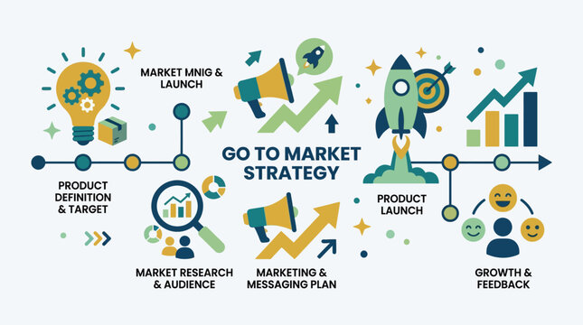 Marketing strategy business plan process flow.