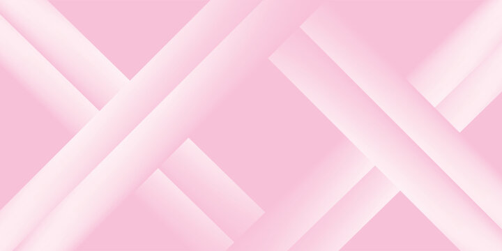 Abstract pink background. Pink modern shapes background for banner template.
