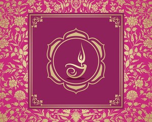 Oil lamp, Diwali greetings , royal Rajasthan, India  © SIRIUS*