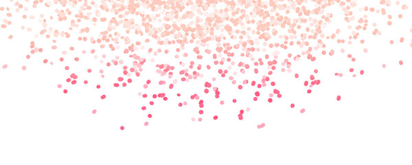Naklejka premium Pink confetti particles fall gently in the air with Untitlfsdfsdfed 2