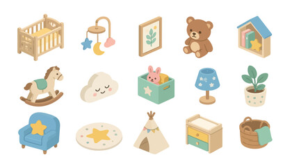 Baby Nursery Decor Items. © bakoel