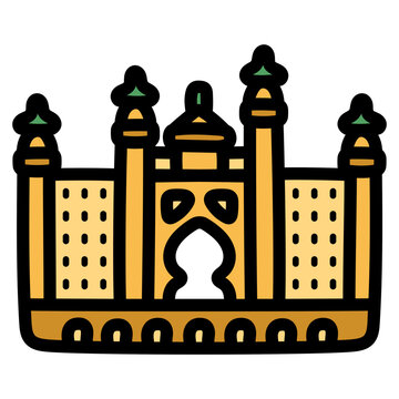 atlantis palm illustration