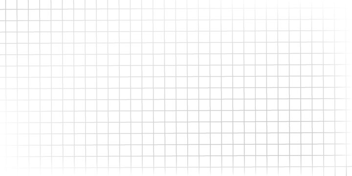 Net texture pattern on white background. Net texture pattern for backdrop and wallpaper. Realistic net pattern with black squares. Geometric background