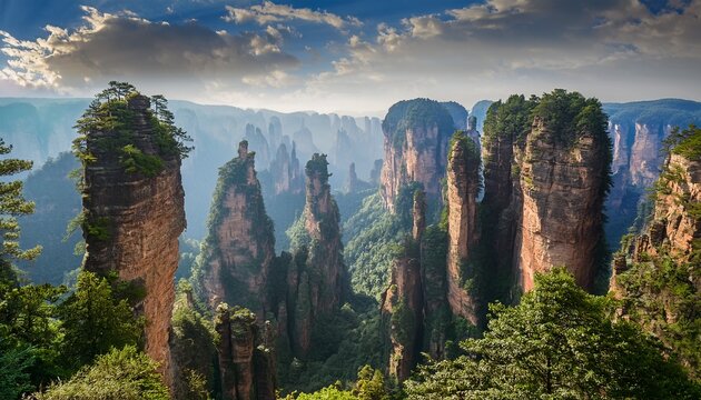 zhangjiajie national forest park surreal sandstone pillars china s ethereal landscape photography