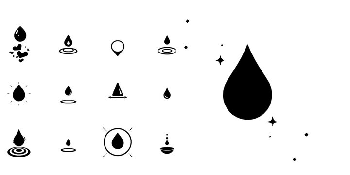 Drop Zone Target Area Icon Minimal Black Flat Vector UI Design
