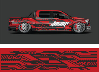 Naklejka premium vector car wrap graphics, Car decal graphic vector 