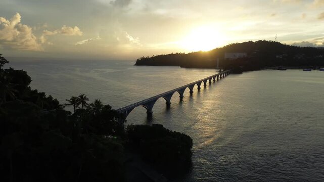 4k 30 fps droone shoot of brith of sunset in dominican republic 8