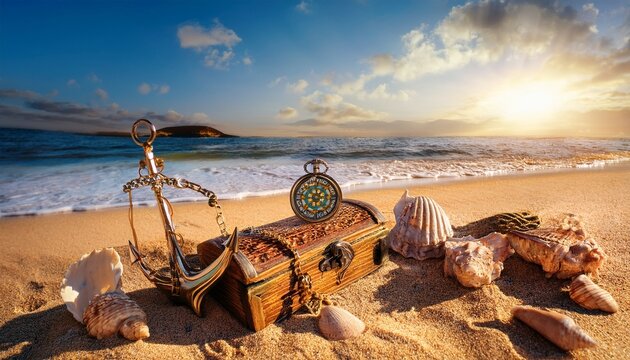 sea adventure treasures discovered on a sandy beach beach booty