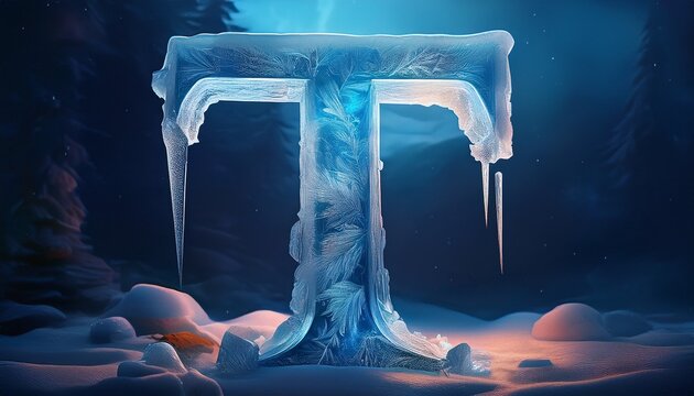 frozen letter t a crystalline alphabet