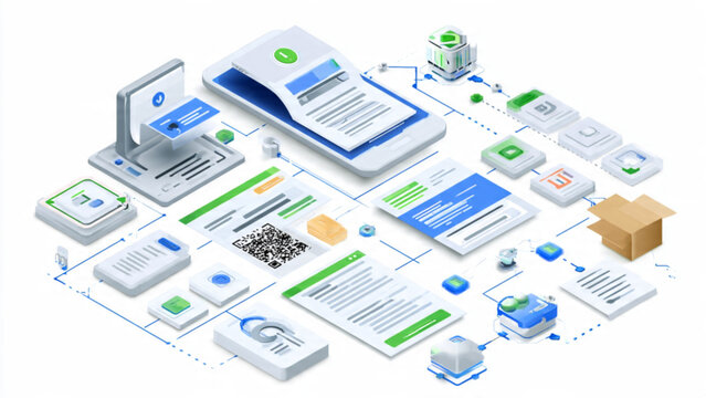 Digital_documents_receipt_scanner_and_printer_with_cryptocurrency_qr_codes_and_courier_shipments