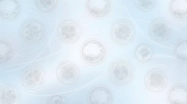 Fertilization and early embryonic development abstract background