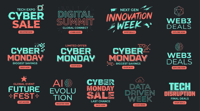 Cyber Sale & Tech Event Promotions Digital Summit, Innovation Week, Web3 Deals & Future Fest