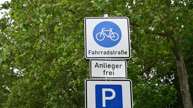 parking sign on the road