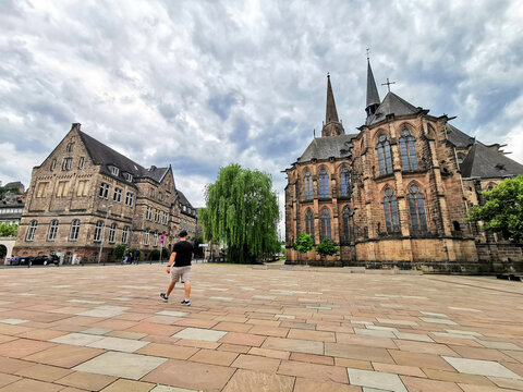 Gothische Elisabethkirche in Marburg  