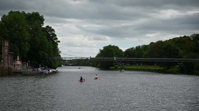 Fulda River in Kassel
