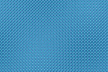 Naklejka premium Blue quilted leather texture background, luxury diamond pattern upholstery, elegant seamless fabric surface for interior design and fashion