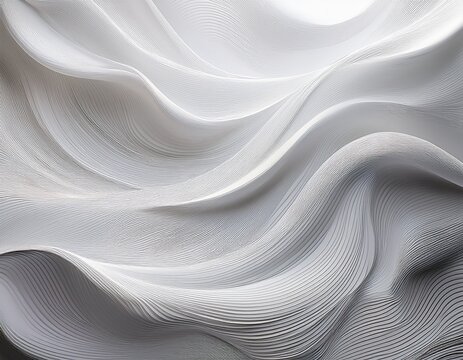 abstract wavy white texture undulating lines create a soft flowing background modern organic