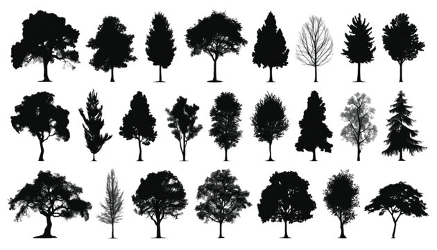 Trees standing as a comprehensive library of diverse species provide a versatile resource for architects and landscape designers who need to populate their digital environment renderings and plans.