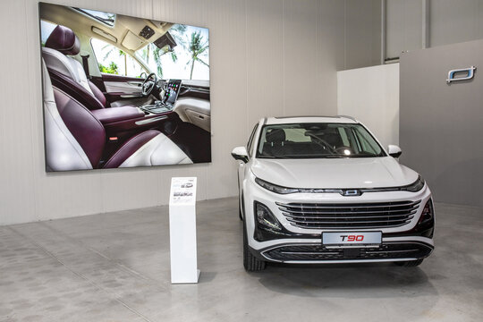 Poland, Stalowa Wola - 28 May 2026: Bestune T90 &ndash; a mid-range SUV produced under the Chinese brand Bestune. Chinese car. Bestune - automotive marque owned by the Chinese automaker FAW Group.