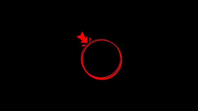 A red maple leaf symbol on a solid black background representing canada