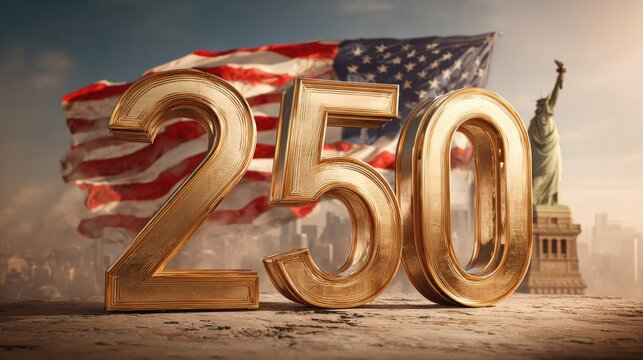 USA Semiquincentennial 2026 &ndash; 250 Years of American Independence, USA 250 Years of Freedom