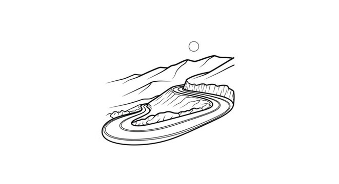 Detailed Illustration of a Frisbee Golf.