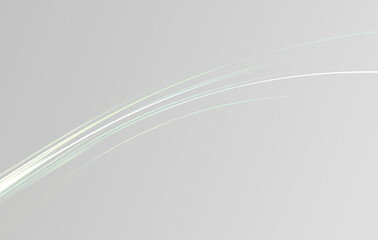 Abstract planetary rings or cosmic orbit curve line on grey background, futuristic space concept © Aleksandra Rudenko