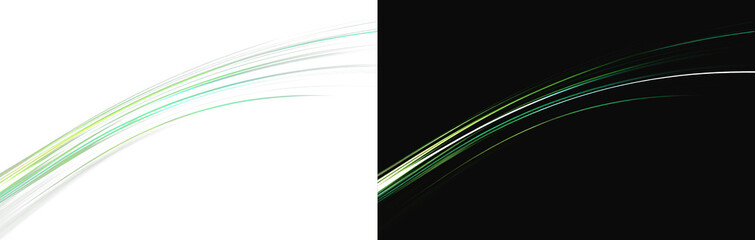 Abstract planetary rings or cosmic orbit curve line on white and black background, futuristic space concept © Aleksandra Rudenko