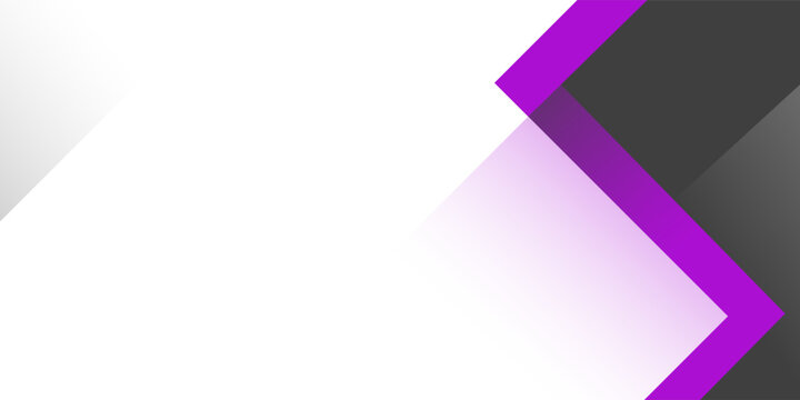 Abstract purple and gray geometric background with white space for text and message. template design