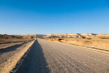 ‭Dirt road to Wadi Ash Shuwaymiyyah  area, Oman landscape © elleonzebon