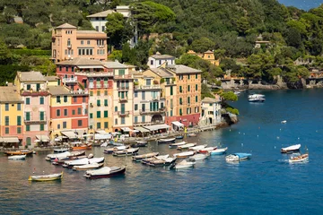 The town Portofino in summer, Liguria, Italy © eyetronic