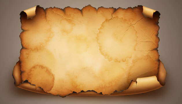 Old paper scroll vintage Generated image