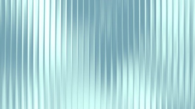 Reeded glass looped animation. Ribbed glass abstract background with refraction effect.