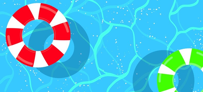  vector background with pool illustrations for banners, cards, flyers,social media wallpapers, background layout design. Potrait poster, greeting card, summer colorful summer vibes background vector.

