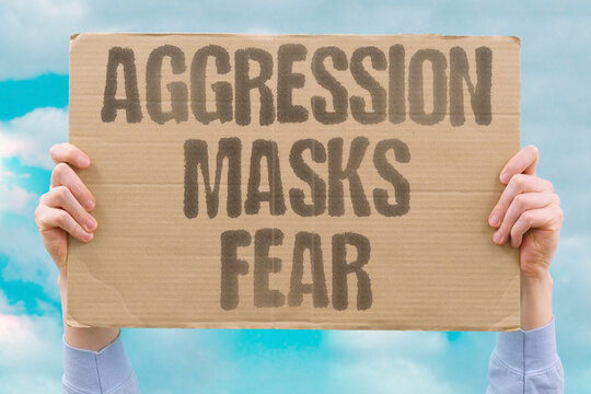 "Aggression masks fear" Violence hides insecurity in males. TOXIC. MASCULINITY. AGGRESSION. FEAR. INSECURITY.