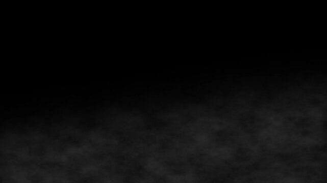 Burning incense smoke stick emitting creative curvy patterns against a black background, spiritual relaxing vapor trails, smooth fluid motion graphic element for video editors, 4k video