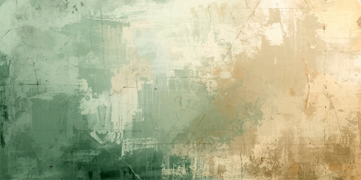 An ancient, dirty world map pattern on a rough, aged brown parchment wall texture creates a vintage abstract grunge background illustration with an antique paper frame border
