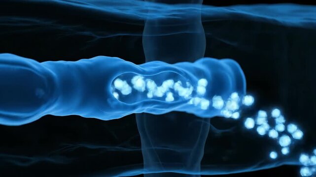 Aquaporin Water Channel: Cellular Membrane Transport Visualization