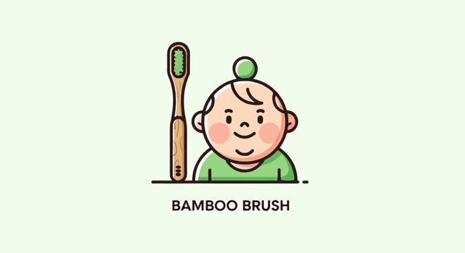 Toothbrush and children dental care concept
