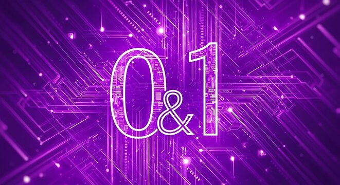 Abstract digital binary code network background.