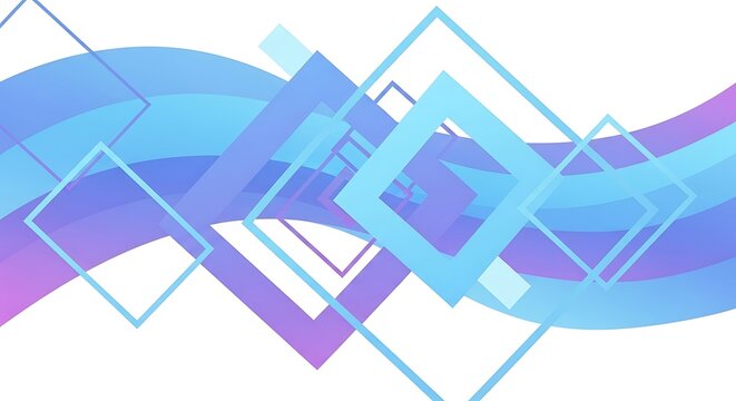 Abstract geometric pattern with overlapping shapes and gradients.