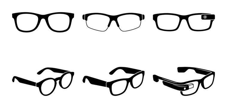 Black Eyewear Collection: Glasses, Spectacles, Smart Glasses, Hipster Styles