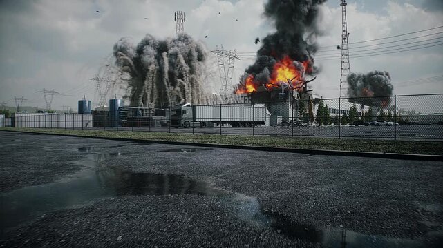 Explosion and Fire at Data Center, Anti-AI Protest and Public Backlash Against Artificial Intelligence.
