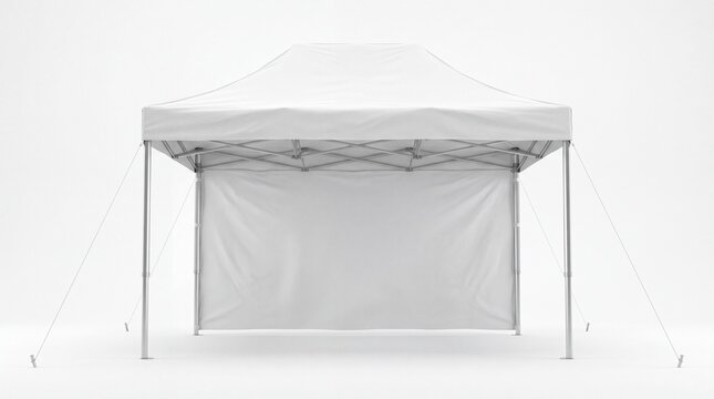 White folding pop up canopy tent for events