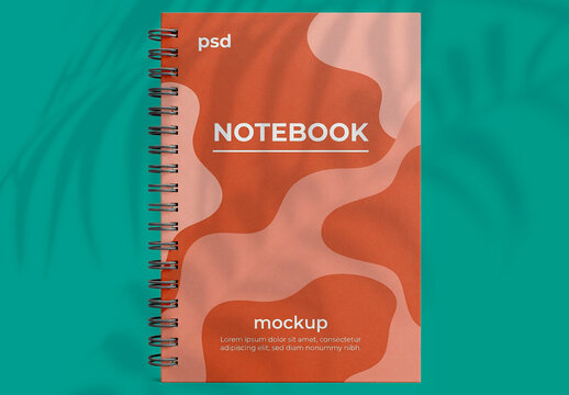 Spiral Notebook Mockup &ndash; Minimal stationery cover