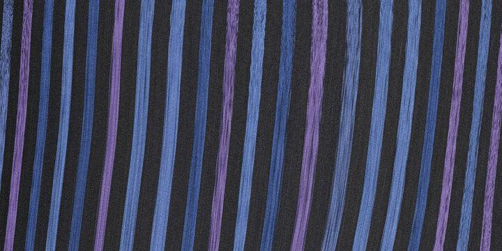Vertical striped pattern with blue and purple brushstrokes on black