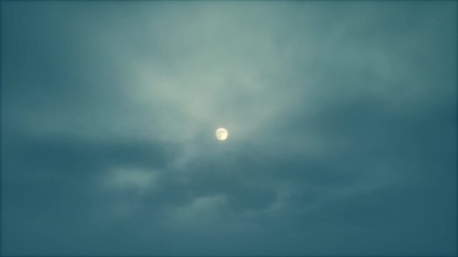 Moonlight Night On The Background 01