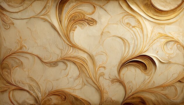Antique Marbled Paper Background